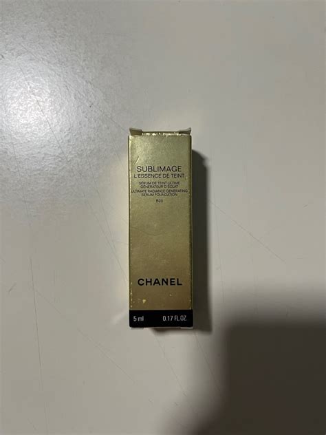 chanel b20 foundation|chanel sublimage foundation sample.